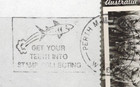 17 March 2013 Perth Postmark Cancel - Shark Jumping Out Of Water
