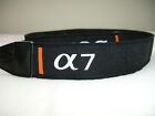 Sony Alpha 7 Camera Neck Strap   A7   Black  1 25  Wide   Guc