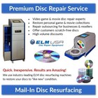 10 Professional Disc Repair Service  Video Game   Movie Scratch Removal  Ps1 Ps2