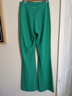 Lululemon Groove Super High Rise Flared Pant Kelly Green Size 6 Nulu