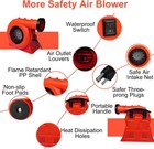 1500w 2hp High Power Bounce House Blower Portable Fan Pump Air Blower Commercial