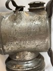 Antique Justrite Nickel Plated Carbide Miner s Cap Lamp Circa 1915