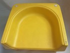 Vintage 1970 s Cosco Yellow Reversible Child Booster Seat 3  6  Hard Plastic