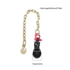 2 X 2ton 3  Snatch Block W 2  Tow Chain Anchor Wrecker Flatbed Truck Car Carrier