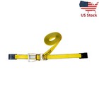 2 x27   Ratchet Tie Down Strap With Flat Hook 3 333 Lbs Load For Trucks Trailers