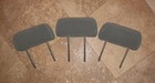 2000-2006 Toyota Tundra Rear Seat Cloth Head Rest Set Of 3 Gray Extended Cab 