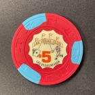 Las Vegas Club Nevada  5 Casino Chip 1989 Obsolete Gaming Poker Vintage Downtown