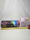 Lot Of 4 Kid Toys Fiber Optic Lamp  bracelet Making Kit   2 Bookbag Bandit Clips