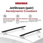 Yakima 50 Inch Pair Jetstreamroof Rack Crossbars  Compatible W streamline Towers