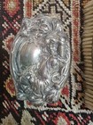Antique Art Nouveau Silver Feminine Image Vanity Brush Set Excellent Condition