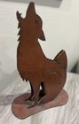 Howling Wolf coyote Metal Art  14    Decoration