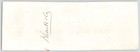 C1866 First National Bank Check To Heath   Co troy New York Antique