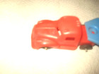 Toy Truck 1950s With Lowboy Flatbed Trailer Plastic 9 Inches Vintage