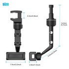 360   Car Rotatable Phone Holder And Retractable Rearview Mirror Universal Mount