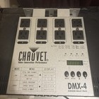 Chauvet Dj Dmx-4 4 Channel Dimmer Relay Switch Pack Silver Tested Working