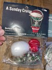2 Vtg Nos Leewards Boutique Xmas Ornament Kits  Sunday Cruise Santa Reflections