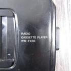 Sony Walkman Wm-fx30 Black Radio Cassette Player Fm Am Auto Reverse Portable