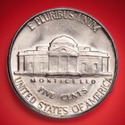 1949-p Jefferson Nickel Choice Bu Unc From Original Roll Fast S h