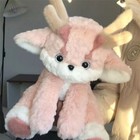 Soft Little Pink Dragon Plush Toys Chinese Zodiac Doll Cute New Year Gift
