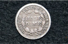1857 P Seated Liberty Half Dime    Vg  fine    Free Shipping