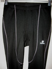 Bellweather Padded Cycling Tights Sz Small Black Poly Blend Lined Style  7792euc