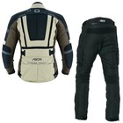 Mens Motorcycle Jacket   Trousers With Protectors Biker Textile Suit Motorbike Clothing 