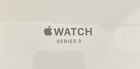 New  Apple Watch Series 3 38mm Gray Aluminum Case W Black Sport Band Mtf02ll a