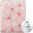 30  x40   Lightweight Cozy Plush Fluffy Warm Fleece Baby Blanket For Girl Inf   