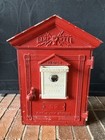 Vtg Gamewell Fire Alarm Pull Station Call Box Handle Down Lever Retired Fireman