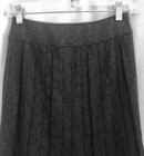 Laura Ashley Wool Skirt Pleated Black Small Nwt Vintage Japan