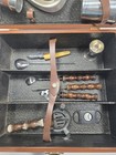 Vintage 1970s Kabal Portable Bar Set Travel Cocktail Kit W  Cups Tools Case   