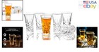 Lead-free Clear Shot Glass Set Of 6 - Heavy Base  2 Oz For Stylish Drinking
