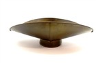 Vintage   Antique Brass Balance Scale Pan 16  Long With Round Base On Bottom