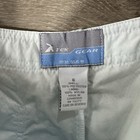 Nwt Tek Gear 430 Floral Light Blue Hook Loop Fly Unlined Pool Shorts Misses 6