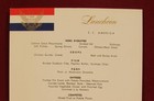 1959 United States Lines S s  America Ocean-liner Memorabilia Luncheon Menu