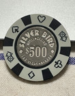  500 Silver Bird Poker Chip Casino Chip Las Vegas Nevada Super Sharp Hg 