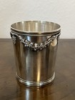 Baldwin Co American Early 19th Century Coin Silver Grapevine Cup Applied Swags