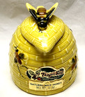 Vintage Tropic Bee Basketweave Honey Pot Pitcher   3 Vintage Honey Recipe Books