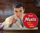 Vintage Moxie Soda Frank Archer Easel Back Sign  ex 