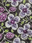 Vera Bradley Retired Plum Petals Travel Shoulder Bag New