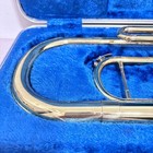 Yamaha Yah-201 Alto Horn Tested Working W  Hard Case Mouthpiece Bell Dent