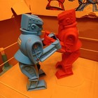 Vintage Marx Rock em Sock em Robots Set Boxed 1966 Original Complete Works
