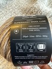 2 Rolls K   C Luxe Superwash 100  Merino Wool Yarn Soft Sands 3 5oz Discontinued