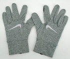Nike Accelerate Gloves Men s Large Running Dri-fit Particle Grey silver