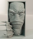 Creature From The Black Lagoon Inspired Book Nook   Wall Mount - 3d Printed