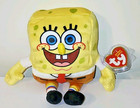 Ty Beanie Babies        Spongebob Squarepants 2026 Soft Plushy Stuffed Toy New