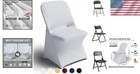 Stretchy Fitted Chair Covers 100 Pcs Universal Wedding Party Banquet Decor