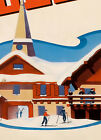 Sun Valley Union Pacific Railroad 1940s Classic Vintage Skiing Poster - 24x36