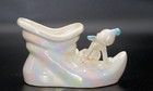 Lefton Pixie Elf On Boot Planter Japan Stamp 50478 Lusterware Lefton   s Fairy F-5
