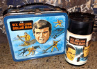 Vintage 1974 Aladdin Industries Six Million Dollar Man Lunch Box   Thermos